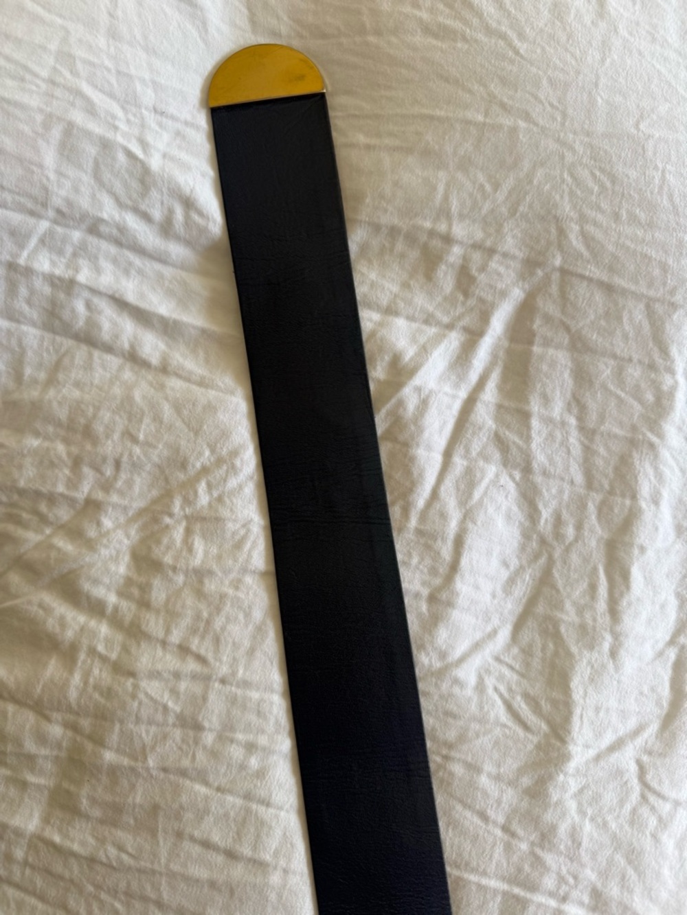 Christian Dior Vintage Blue Leather Waist Belt with Gold Square Buckle Accent - Picture 7 of 13